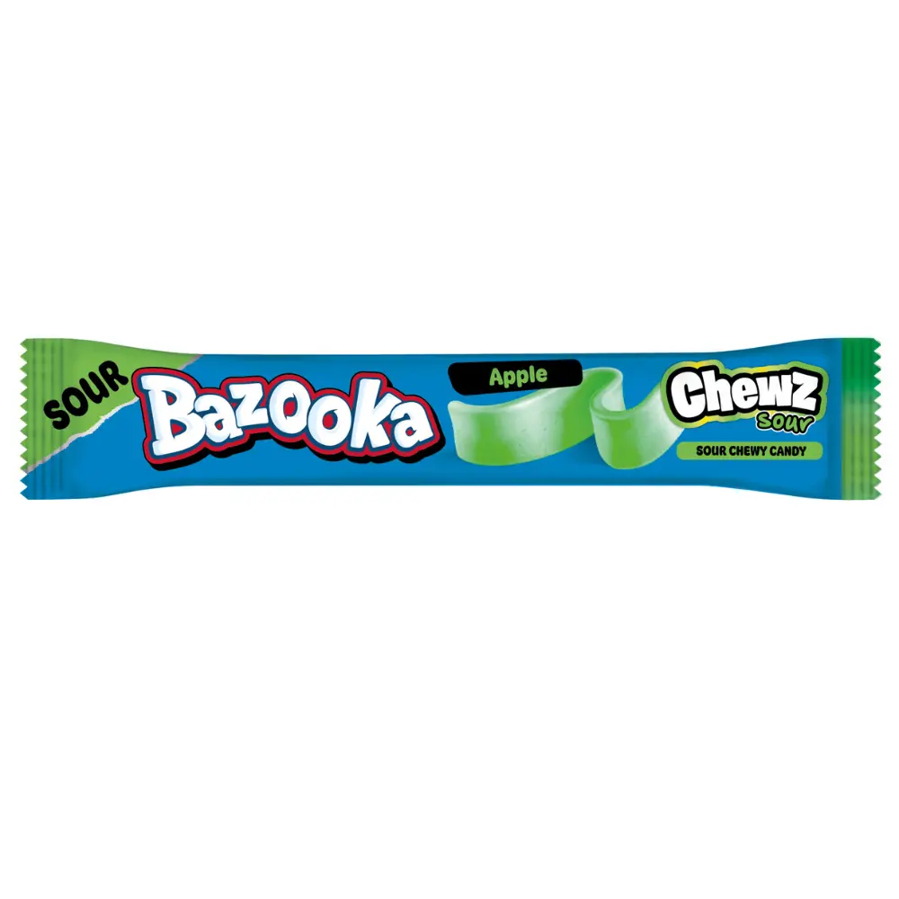 Bazooka Apple Sour Chew Bar 14g
